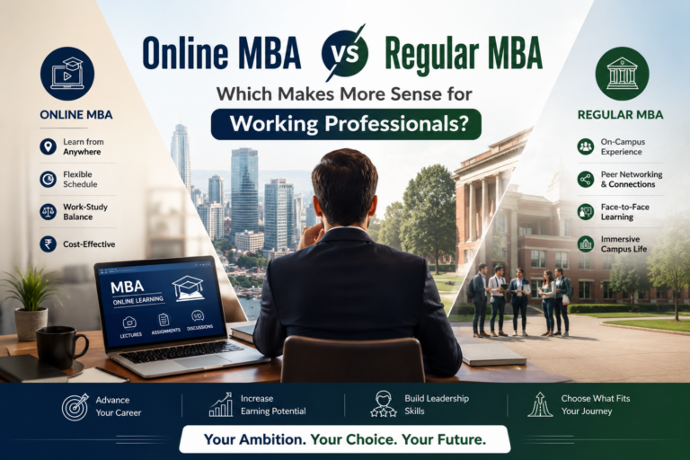 Online MBA vs Regular MBA: Which Makes More Sense for Working Professionals?