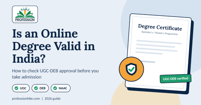 Is an Online Degree Valid in India? What UGC-DEB Approval Really Means